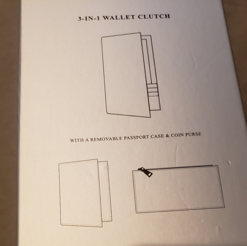 NWT 3-in-1 Wallet Clutch. - Picture 6 of 7